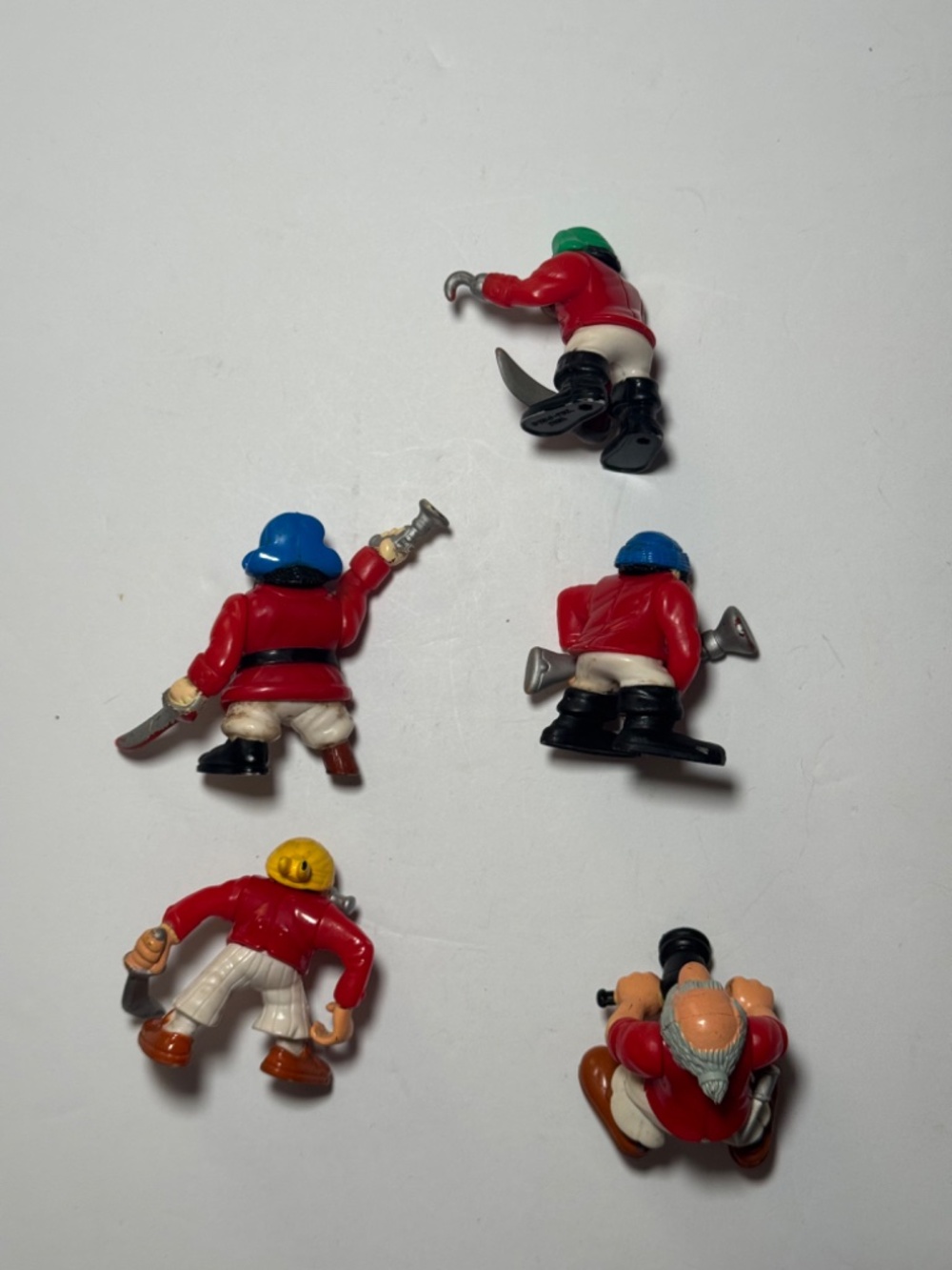 Vintage Fisher Price Great Adventures Pirate Ship Figures Lot of 5 1994 1995 - Picture 3 of 3